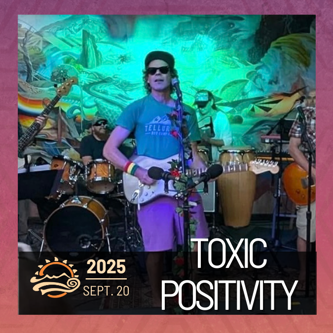 Toxic Positivity band photo